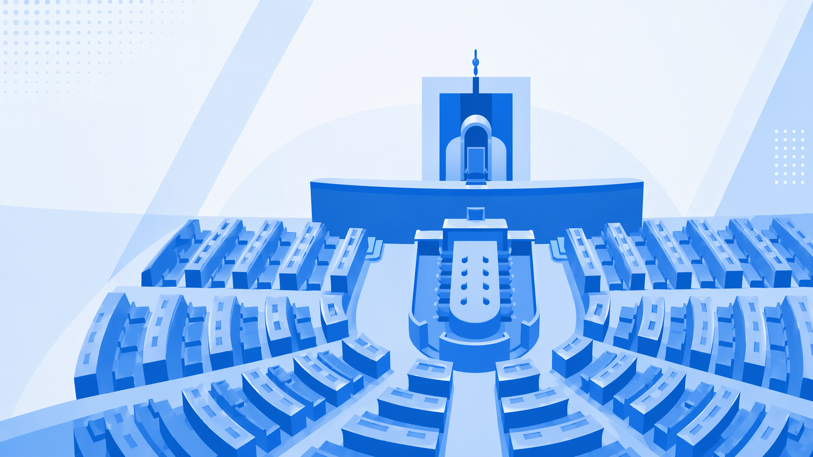 Lok Sabha MPs — illustration of elected seats Setuk political ERP serves