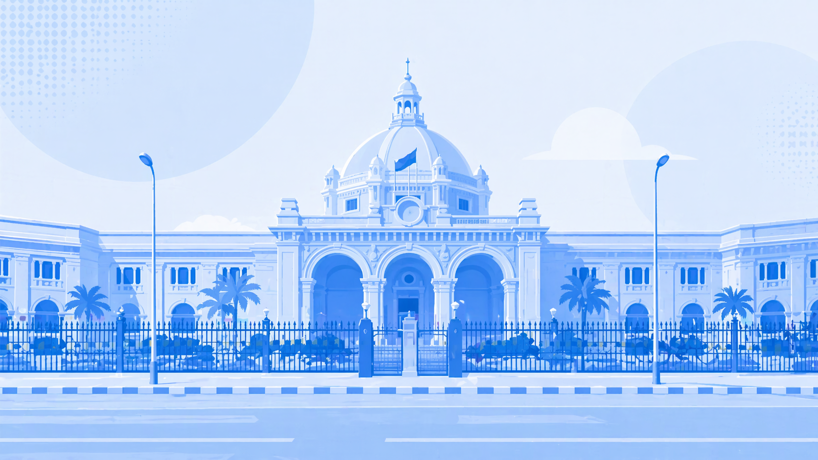 State MLAs — illustration of elected seats Setuk political ERP serves